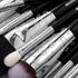 LUXE SERIES 12 PCS CLASSIC MAKEUP BRUSH KIT - BRIGHT SILVER - EIGSHOW Beauty